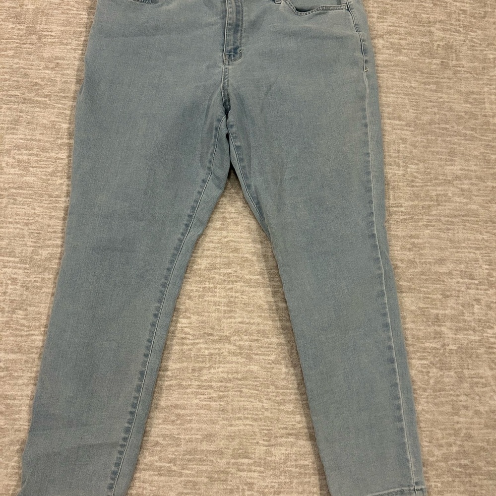 a.n.a Blue Skinny Jeans Lightweight Denim - Picture 1 of 4